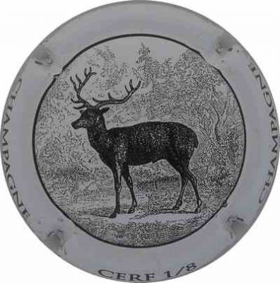 N°0852 1 sur 8 cerf, visuel noir
Photo Champ'Alsacollection
