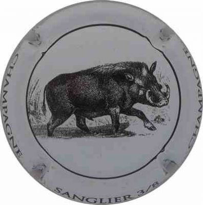 N°0852b 3 sur 8 Sanglier, visuel noir
Photo Champ'Alsacollection
