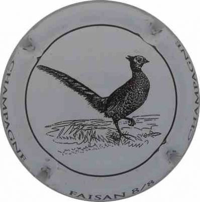 N°0852g  8 sur 8 Faisan, visuel noir
Photo Champ'Alsacollection
