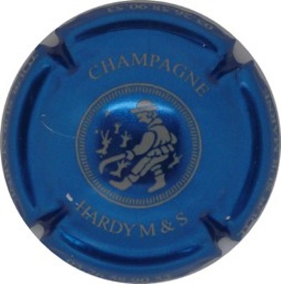 N°04 Série de 4 (nom) Bleu métallisé et blanc cassé
Photo Champ'alsacollection
