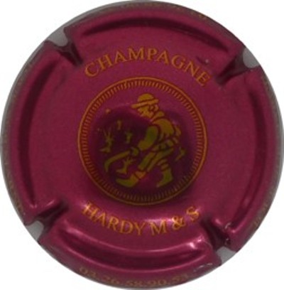 N°04 Série de 4 (nom) Rose foncé métallisé et or
Photo Champ'Alsacollection
