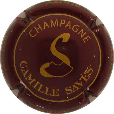 N°08 Bordeaux et or, avec accent sur le E de SAVES
Photo Champ'Alsacollection
