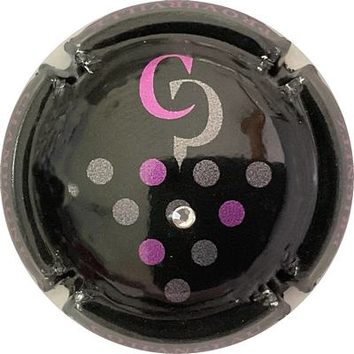 N°01c Noir, contour Fuchsia, avec strass
Photo Bruno HEBMANN GONTIER
