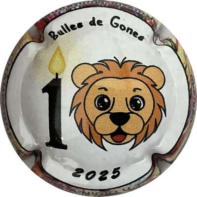 N°NR Bulles de Gones, 10 ans, 2025, 240 expl
Photo Bruno HEBMANN GONTIER
Mots-clés: NR