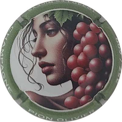 N°16 Femme et grappe, contour vert, 600 expl
Photo Joëlle MENNERET
