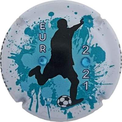 N°03x Euro 2021, bleu,  sans nom sur contour, 2 strass bleu
Photo Jacky MICHEL
Mots-clés: NR