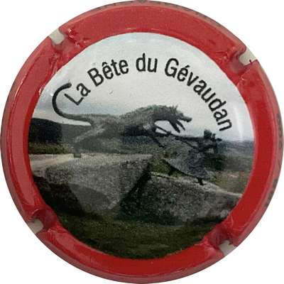 N°33b La bête du Gévaudan, contour rouge, 900 expl
Photo Bruno HEBMANN GONTIER
