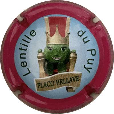 N°41a Lentille du puy, placo Vellave, contour rouge, 1000 expl
Photo Bruno HEBMANN GONTIER
