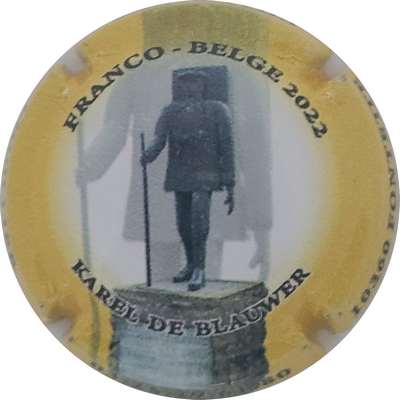 N°083a Karel de Blauwer, contour jaune, 500 expl
Photo Joëlle MENNERET

