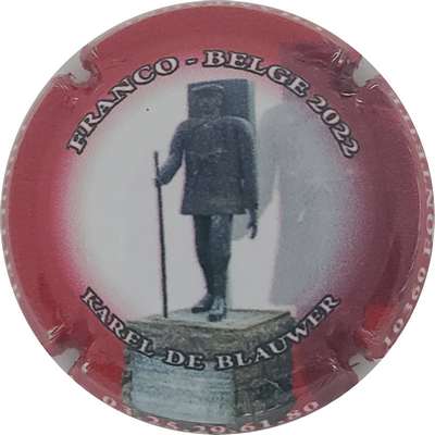 N°083b Karel de Blauwer, contour rouge, 500 expl
Photo Joëlle MENNERET
