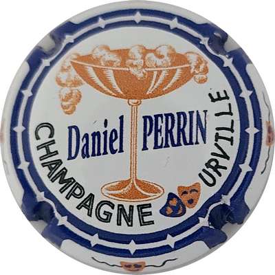 N°68c Blanc et bleu, 4 masques oranges sur contour
Photo Joëlle MENNERET
