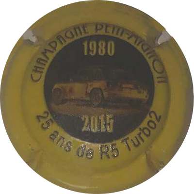 N°02 Série de 3, 25 ans de la R5 turbo 2, contour jaune
Photo TIA GO
