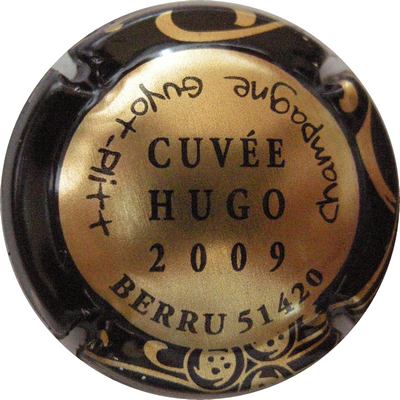 N°06  Série Cuvée Hugo 2009, or, contour sparflex noir
Photo GAXATTE Bernard
