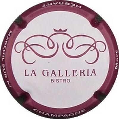 N°15 Contour mauve foncé, Bistro LA GALLERIA
Photo BENEZETH Louis
