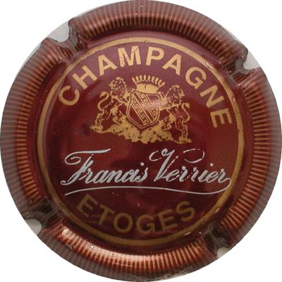 N°14a bordeaux et or, striée, signature blanche
Photo GOURAUD Jacques
