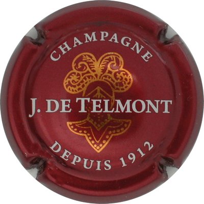 N°22b Fond bordeaux, grand J., verso métal
Photo GOURAUD Jacques
