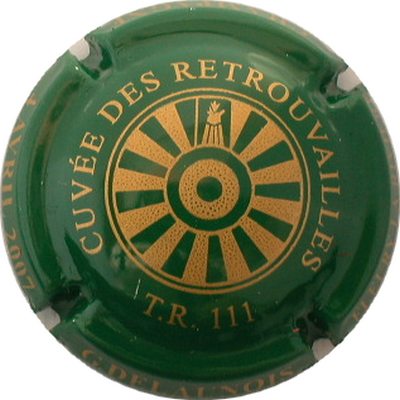 N°03 Série de 7 (Table ronde) Cuvée des retrouvailles Vert et or
Photo GOURAUD Jacques
