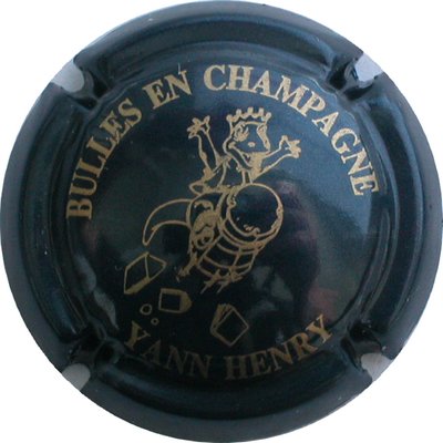 N°06 Série de 4, Bulles en Champagne, Bleu métallisé et or
Photo GOURAUD Jacques
