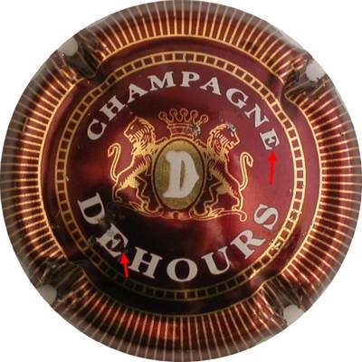 N°06 Bordeaux et or brillant, verso or
Photo GOURAUD Jacques
