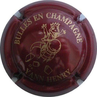 N°06 Série de 4, Bulles en Champagne, Bordeaux et or
Photo GOURAUD Jacques
