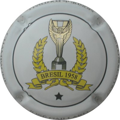 N°09 Série de 20 Coupe du monde, N°06, Brésil 1958 
Photo GOURAUD Jacques
