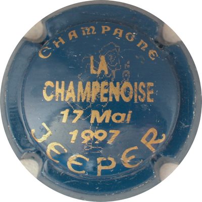 N°18 Série de 4 (la champenoise), bleu et or, 17 mai 1997, commémorative
Photo GOURAUD Jacques
