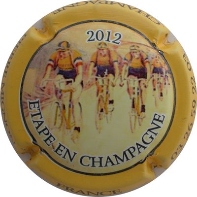 N°079 Etape en champagne, contour jaune, 2012
Photo GOURAUD Jacques
