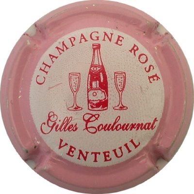N°55 Série bouteille, contour rose, lettres bordeaux
Photo GOURAUD Jacques
