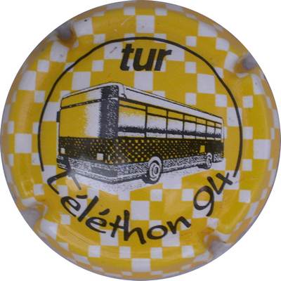 N°01 Téléthon 94, fond jaune et blanc
Photo GOURAUD Jacques
