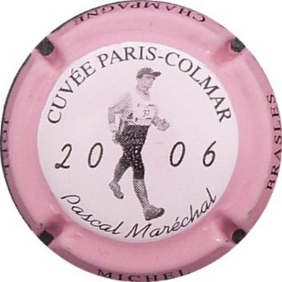 N°19 Série de 6 (marcheur 2006), Paris-Colmar, contour rose
Photo BENEZETH Louis
