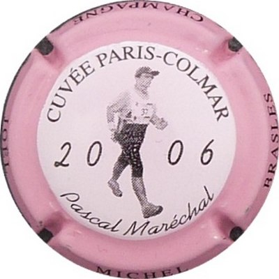 N°18e Série de 6 (marcheur 2006), Paris-Colmar, contour rose
Photo BENEZETH Louis
