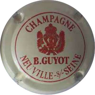 N°01 Lettres droites, crème, rouge et or, grand motif épais
Photo THIERRY Jacques
