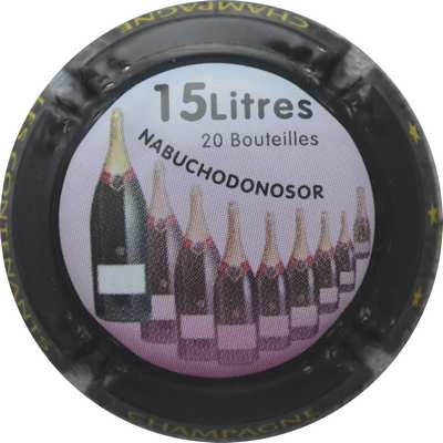 N°0934h 9/9 Nabuchodonosor, 15 litres
Photo GOURAUD Jacques
