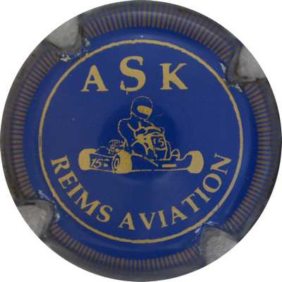 NR ask Reims aviation, Bleu et or, striée
Photo Jacques GOURAUD
