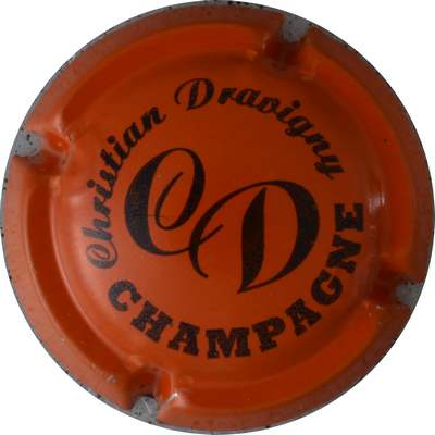 N°04 Série de 6 (initiales) orange et noir, verso or
Photo GOURAUD Jacques
