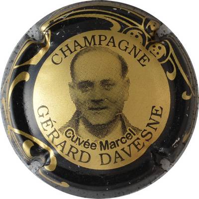 N°11 Série de 6 (Marcel), or, contour sparflex noir 
Photo GOURAUD Jacques
