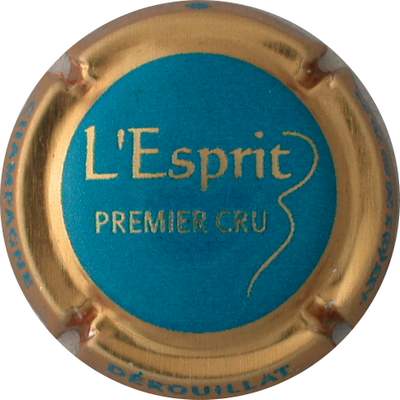 N°26 L'Esprit, premier cru, bleu, contour or
Photo GOURAUD Jacques

