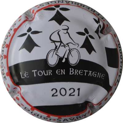 N°51c Tour en Bretagne 2021, contour blanc, numérotée sur 1000
Photo Jacques GOURAUD
