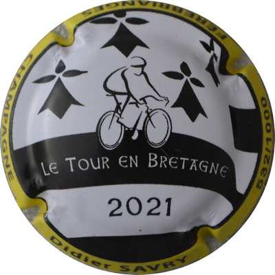 N°51a Tour en Bretagne 2021, contour jaune, numérotée sur 1000
Photo Jacques GOURAUD
