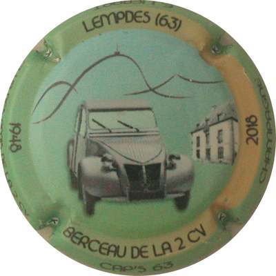 N°23a Caps63, les amis de la 2 CV, polychrome
Photo Jacques GOURAUD
