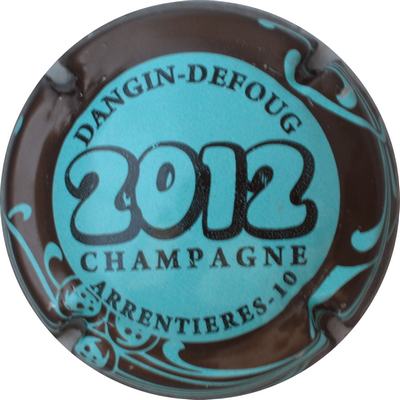 N°01 Série de 6 (2012) bleu pâle, contour sparflex marron
Photo GOURAUD Jacques
