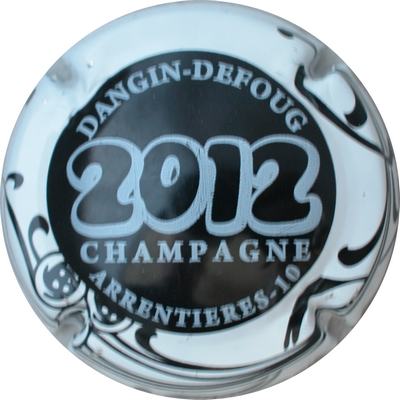 N°01 Série de 6 (2012) noir, contour sparflex blanc
Photo GOURAUD Jacques
