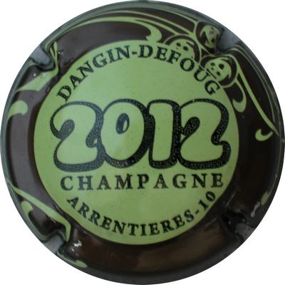 N°01 Série de 6 (2012) vert pâle, contour sparflex marron
Photo GOURAUD Jacques
