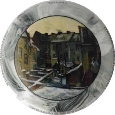 C117 N°04 Arrière-cours des anciennes maisons d'Anvers sous la neige (1885)
Photo Jacky MICHEL
