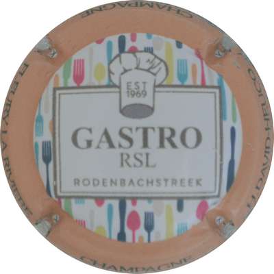 N°105 Gastro, contour orange, 1320 expl
Photo Jacques GOURAUD
