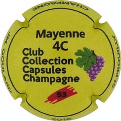 N°12a Club Mayenne 4C, jaune 2016
Photo Louis BENEZETH
