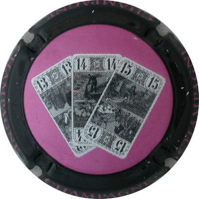 N°04l Cartes de tarot, de 13 a 15, 4 Fois CHAMPAGNE sur contour
Photo Jacques GOURAUD
