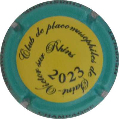 N°16f Club St Victor 2023, Jaune, contour turquoise
Photo Jacques GOURAUD
