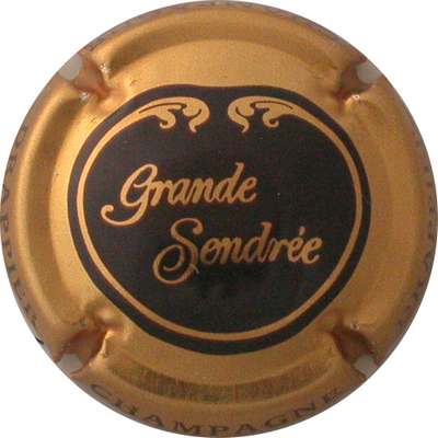 N°18 Grande Sendrée, fond noir et or-jaune, verso or
Photo Jacques GOURAUD
