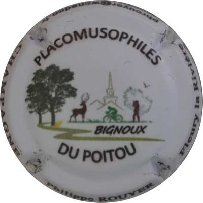 N°027f Placomusophiles du poitou, fond blanc, 480 expl
Photo Jacques GOURAUD
